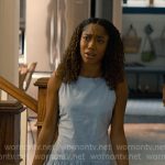 Jessica’s light blue sleeveless mini dress on Sweet Magnolias