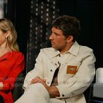 Josh O’Connor’s ivory jacket and pants on Today