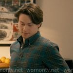 Josh's green plaid shirt on Not Suitable For Work