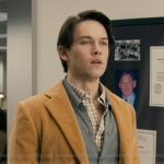 Josh’s mustard corduroy blazer on Not Suitable For Work