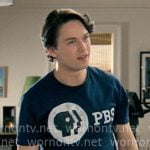 Josh's PBS t-shirt on Not Suitable For Work