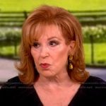 Joy’s black ruffle top on The View