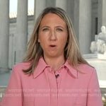 Julia Ainsley’s pink collared dress on Today