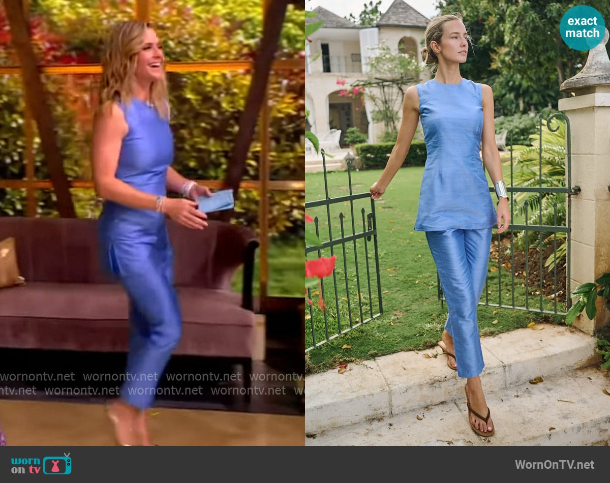 Julia Amory Cecilia Tunic worn by Sara Haines on The View
