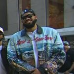 Karl-Anthony Towns’s print jacket on Today
