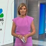 Kate's pink cap sleeve dress on NBC News Daily