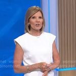 Kate's white cap sleeve sheath dress on NBC News Daily