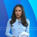 Kaylee’s light blue bandage cardigan on Today