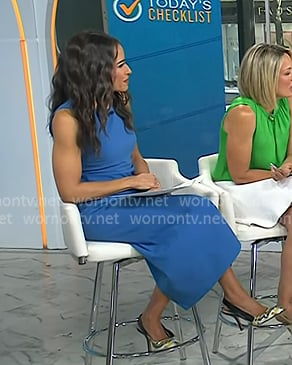 Kaylee’s print sligback pumps on Today