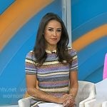 Kaylee's striped maxi dress on Today