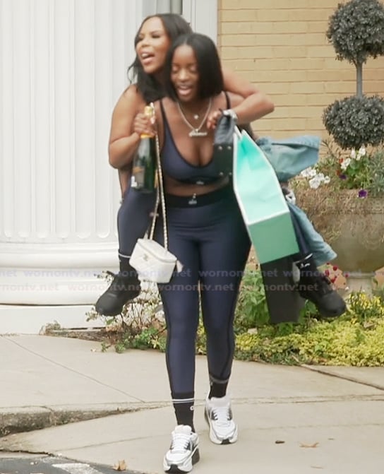 Kelli and Shamea’s sports bra and leggings set on The Real Housewives of Atlanta
