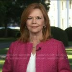 Kelly O’Donnell’s pink tweed jacket on Today