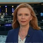 Kelly O’Donnell’s white floral blouse on Today