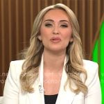 Kelly O’Grady’s white blazer on CBS Mornings
