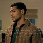 Kel's chevron jacket on Not Suitable For Work