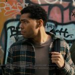Kel’s green plaid jacket on Not Suitable For Work