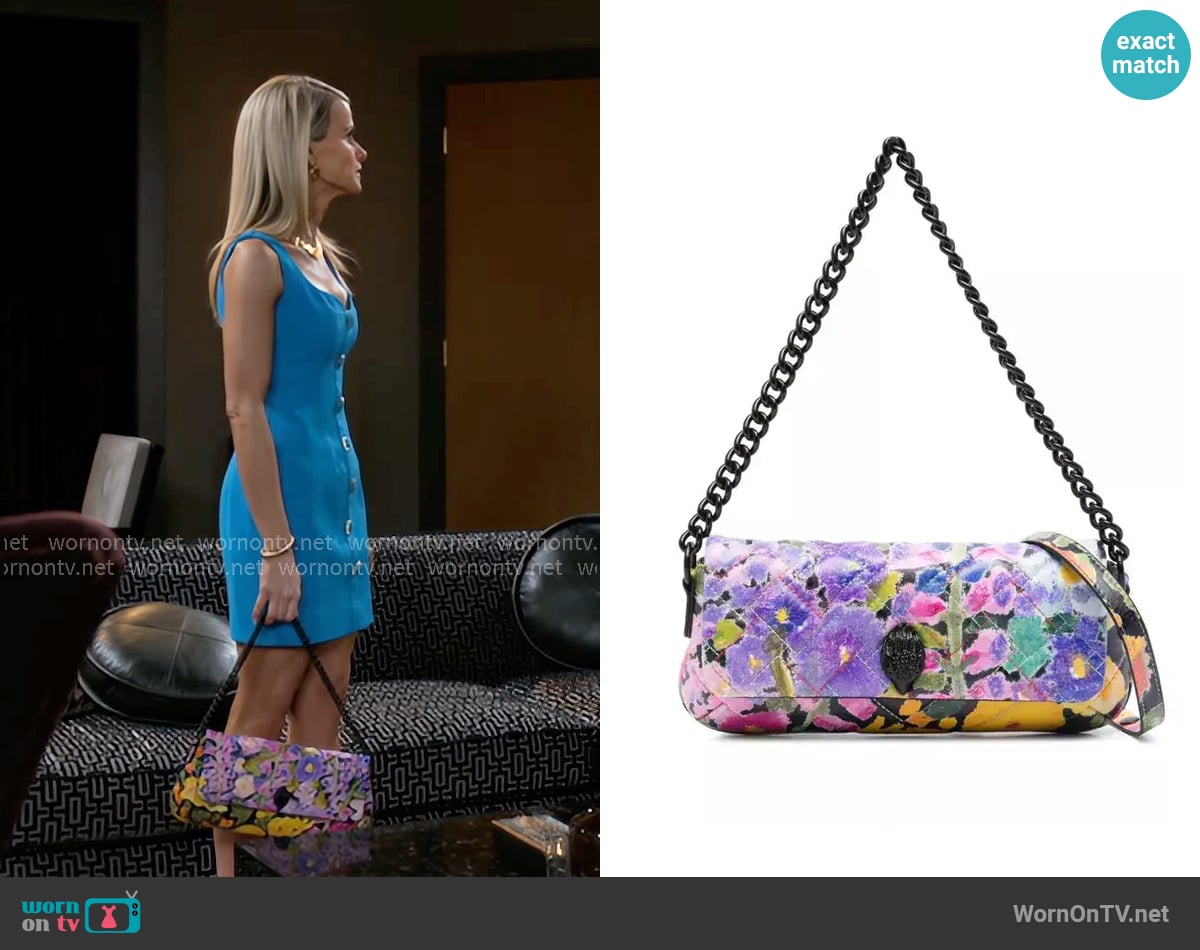 Kurt Geiger Small Kensington Shoulder Bag worn by Vanessa McBride (Lauren Buglioli) on Beyond the Gates