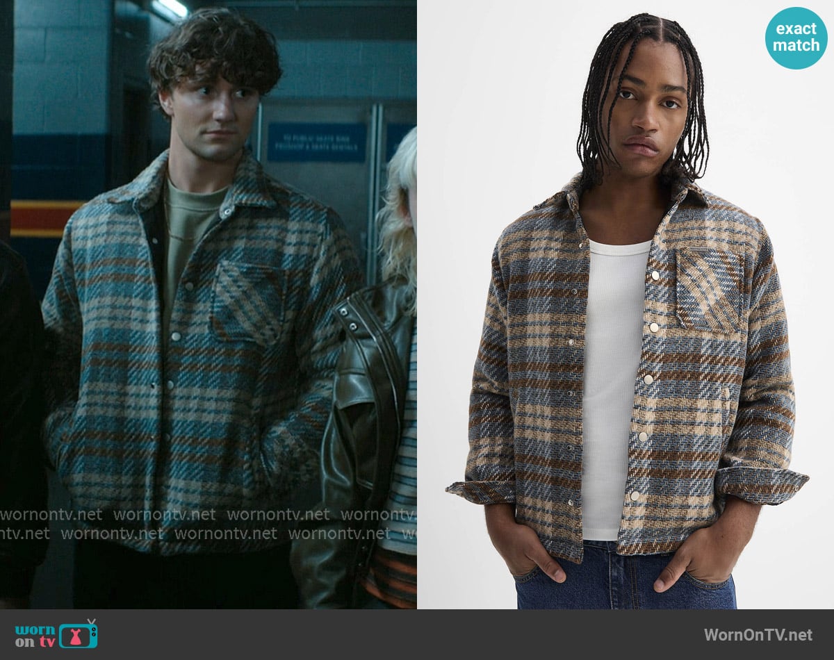 Kuwalla Heavyweight Plaid Shacket worn by Beau (Khobe Clarke) on Off Campus