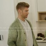 Kyle’s green ombre cardigan on In The City
