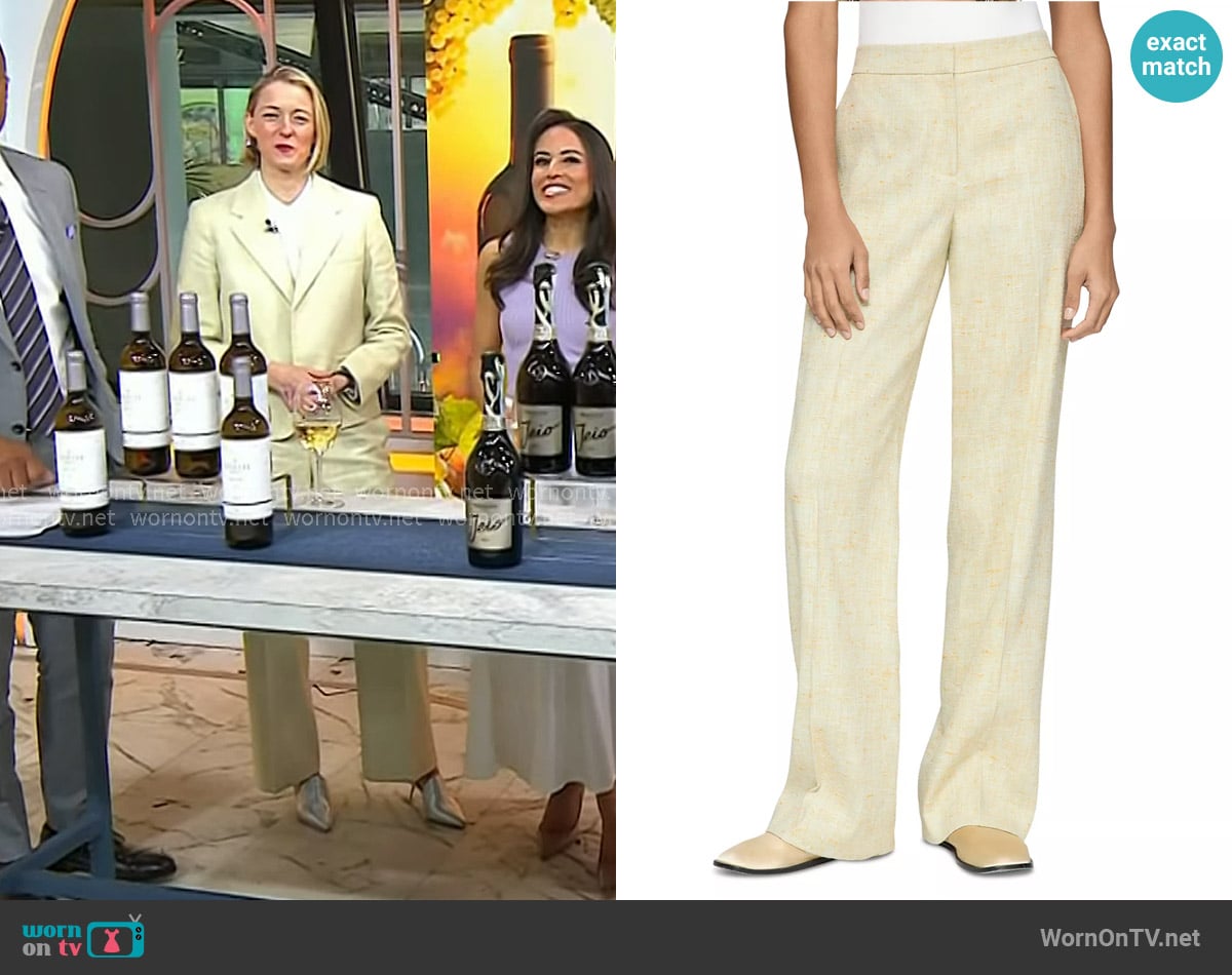 Lafayette 148 New York Gates Pants worn by Vanessa Price on Today