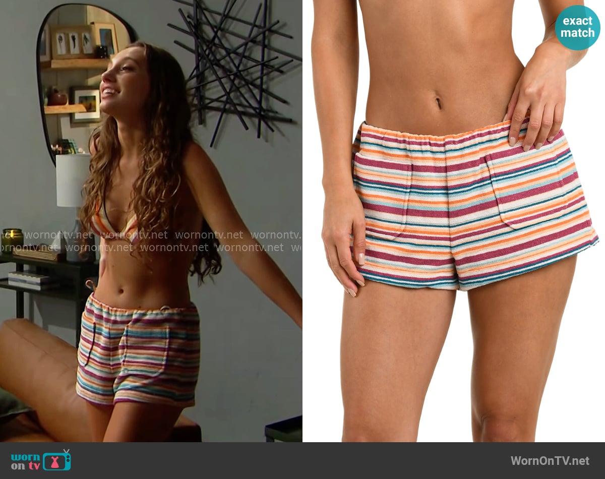 L'Agence Amiya Cover-Up Short worn by Melissa Dylan (Sydney Bullock) on The Bold and the Beautiful