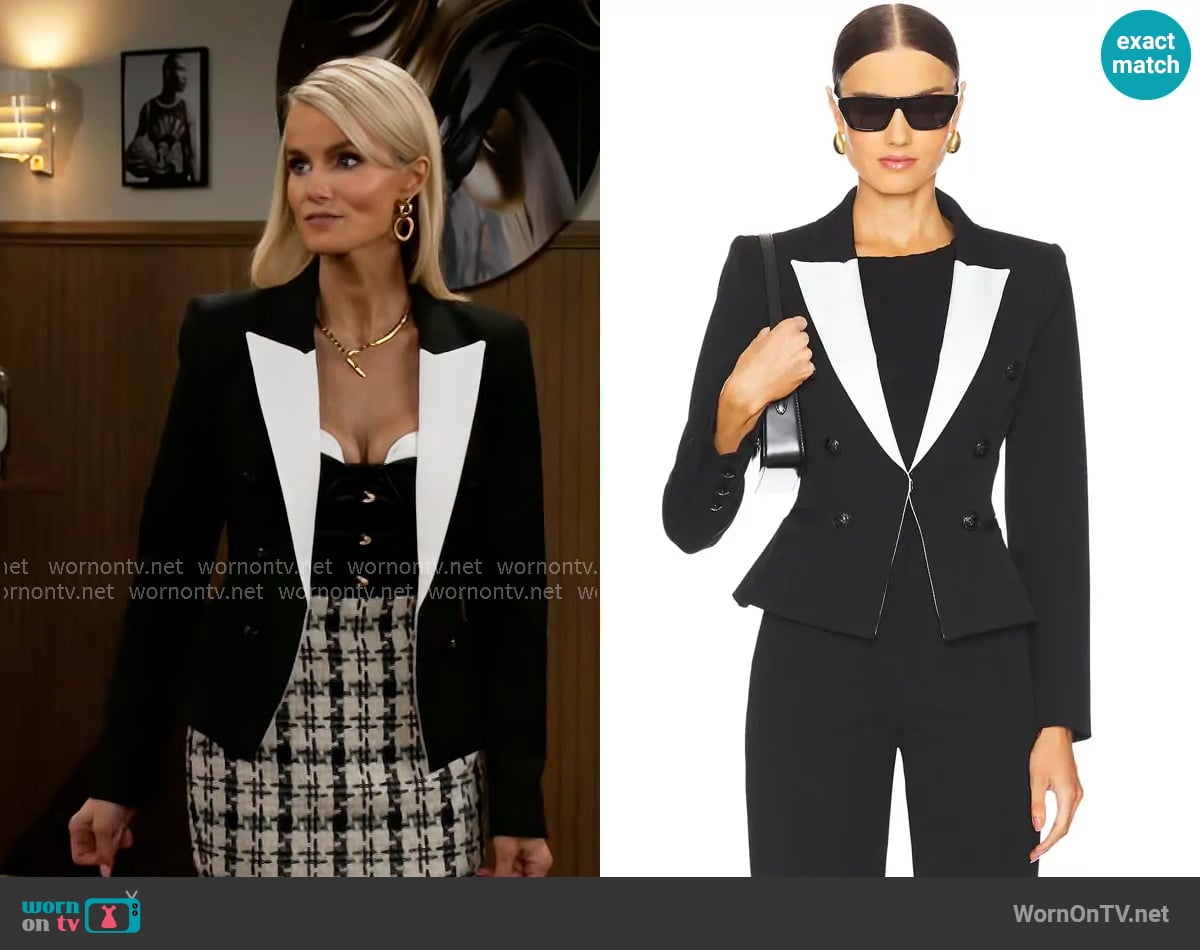 L'Agence Andalusia Blazer worn by Vanessa McBride (Lauren Buglioli) on Beyond the Gates