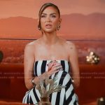 Lala’s striped confessional dress on The Valley