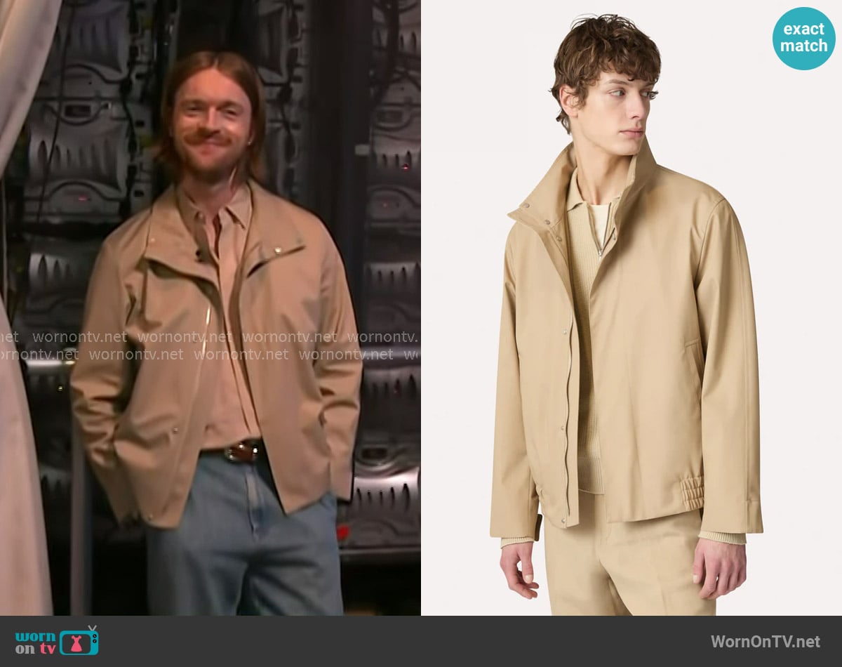 Finneas’s beige jacket on Today