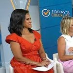 Laura’s black studded sandals on Today