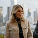 Lexi’s grey zip jacket on In The City
