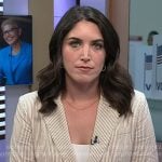 Liz’s beige striped blazer on Today