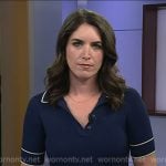 Liz’s navy polo dress on Today