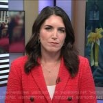Liz's red tweed blazer on Today
