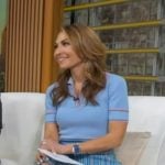 Lori's blue polo mini dress on Good Morning America