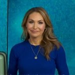 Lori’s blue tie waist dress on Good Morning America