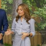 Lori’s striped shirtdress on Good Morning America