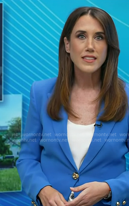 Maggie’s blue blazer on Today