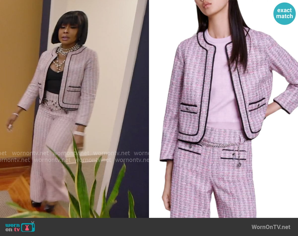 Maje Vatri Blazer worn by Phaedra Parks on The Real Housewives of Atlanta