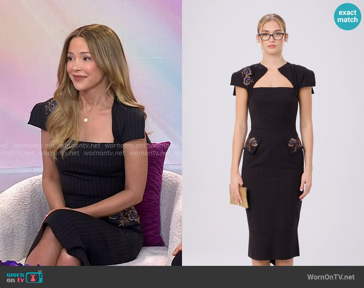 Mandalay Vintage 2000s Suit Dress worn by Bridget Bahl on Today