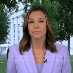 Mary's lilac knit tank and blazer on Good Morning America
