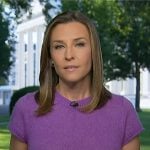 Mary’s purple short sleeve sweater on Good Morning America