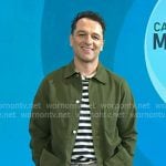 Matthew Rhys’s green patch pocket jacket on Today