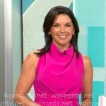 Meg Oliver's pink jumpsuit on CBS Mornings