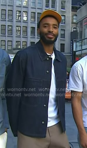 Mikal Bridges’s denim jacket on Today