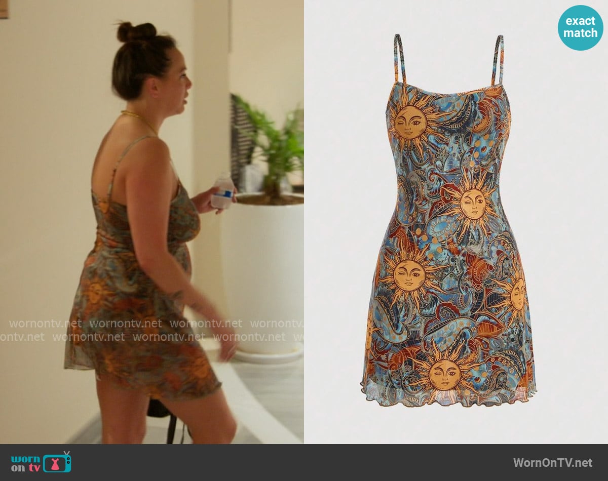 Milumia Boho Short Dress worn by Kristen Doute on The Valley