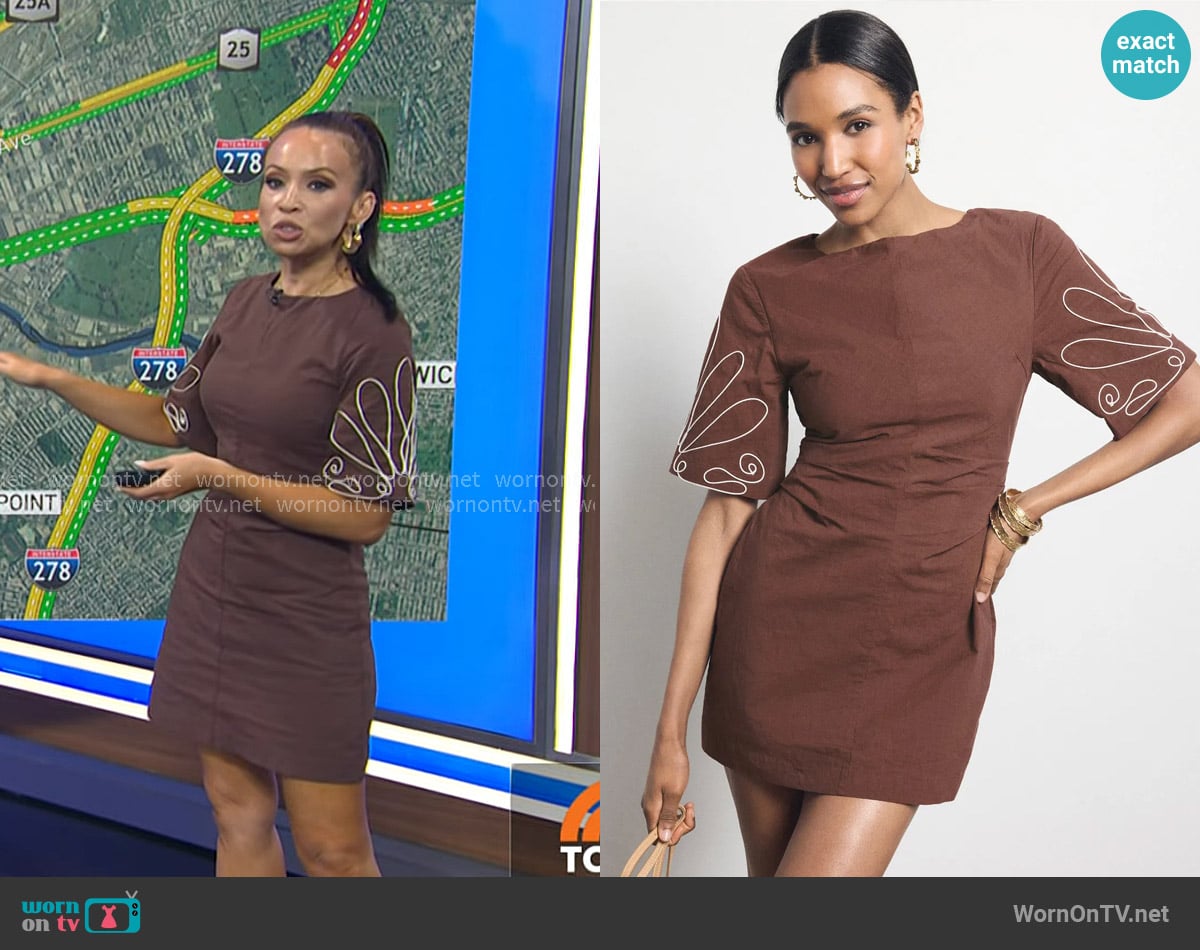 Mon Renn Essie Mini Dress worn by Adelle Caballero on Today