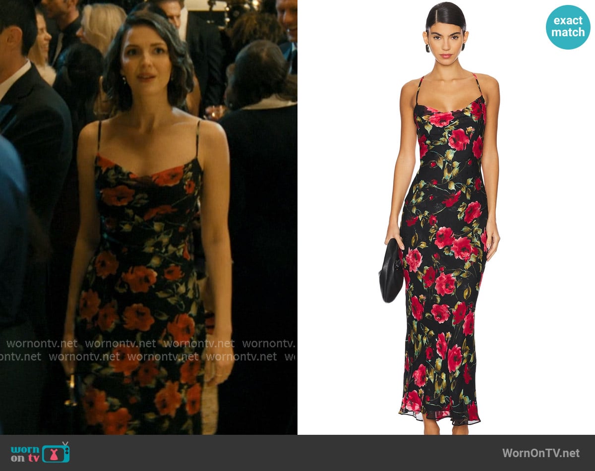 More to Come Haylo Maxi Dress worn by AJ Pascarelli (Ella Hunt) on Not Suitable For Work