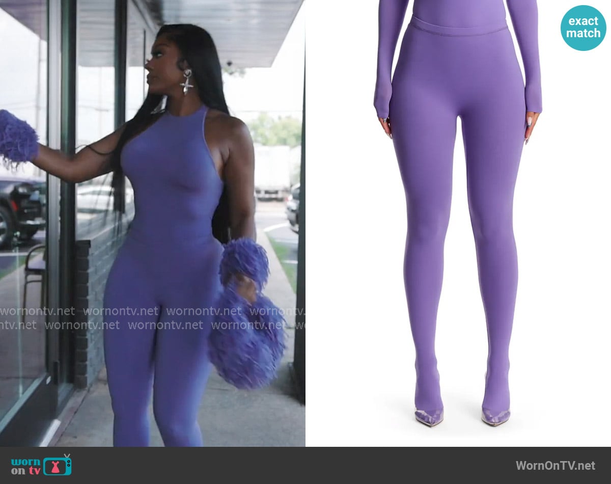 Naked Wardrobe Closed Toe Leggings worn by Porsha Williams on The Real Housewives of Atlanta