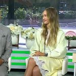 Nelly Korda’s yellow lace trim satin skirt on Today