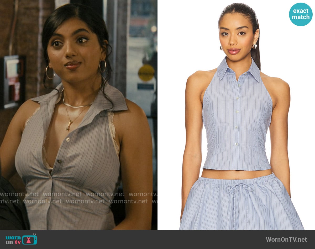 Nia Pablo Top worn by Abhinaya Chilukuri (Avantika) on Not Suitable For Work